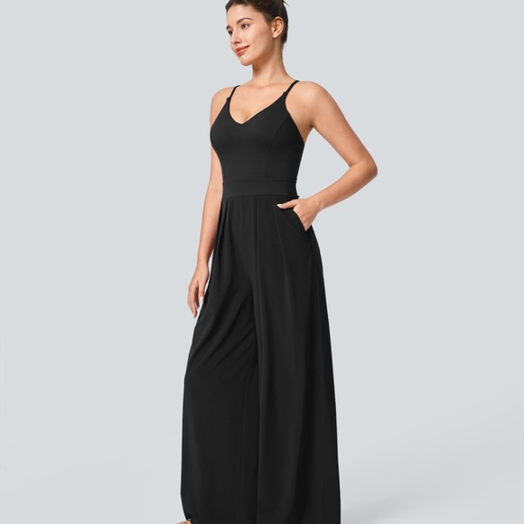 HALARA Black Sleeveless Jumpsuit - Picture 3 of 4